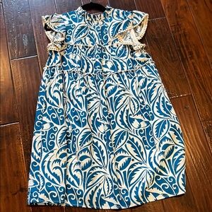 THML Blue and White Dress